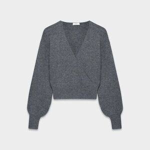 Wilfred SoftSpoke™ Dear Sweater — Dark Heather Grey, 2XS